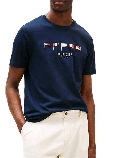 T-shirt con bandiere Tommy Hilfiger Tommy Hilfiger | MW0MW38616DW5